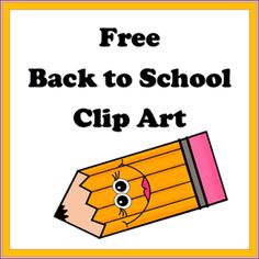 Fun clipart on clip art back to school and teaching
