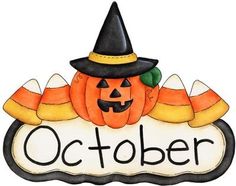 october birthday clip art