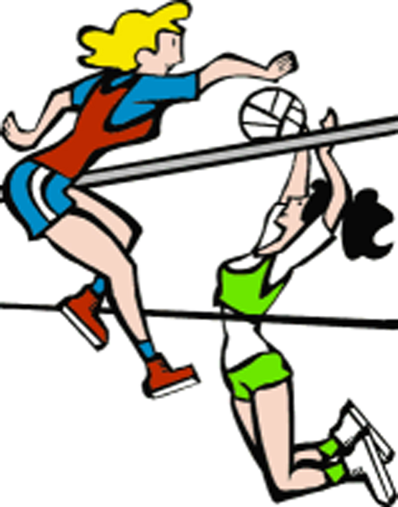 Girl volleyball spike clipart free clipart images