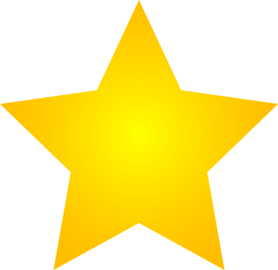 Gold star clipart no background free clipart images