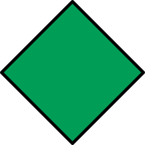 Green diamond clipart