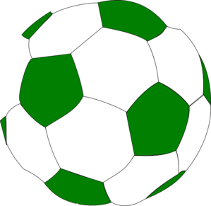 Green soccer ball clip art at clker vector clip art
