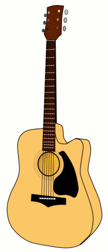 Guitar clipart free music graphics