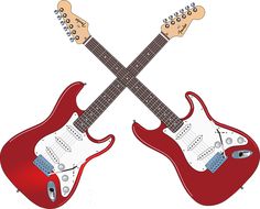 Guitar musical clipart on