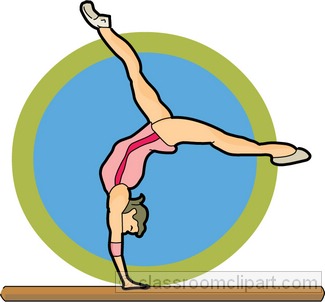 Gymnastics clipart black and white free clipart 2