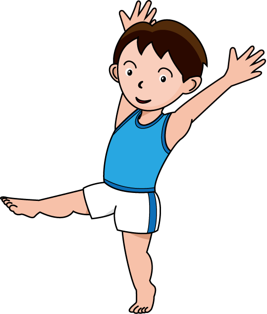 Gymnastics clipart black and white free clipart 4