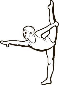 Gymnastics gymnast clipart free clipart images