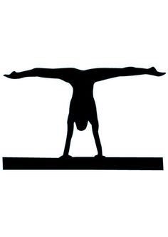 Gymnastics silhouettes on gymnastics silhouette and cliparts 2