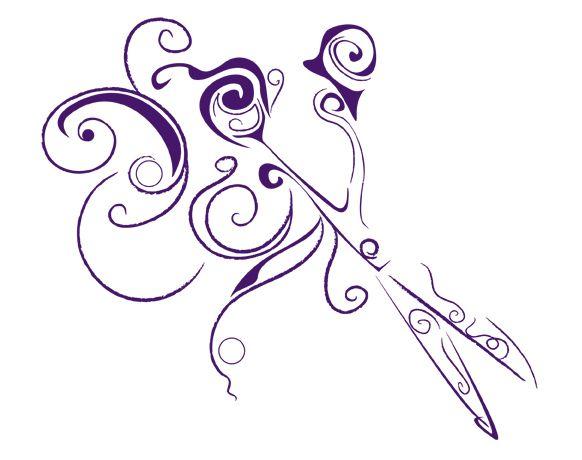Hairdresser scissors clip art 3
