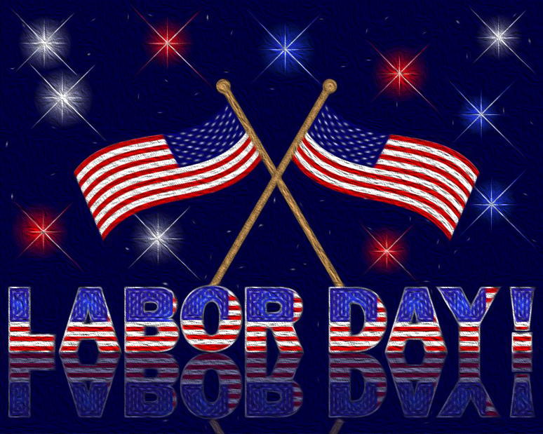 Happy labor day america mayr cliparts