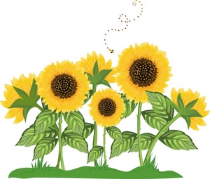 Happy sunflower clipart free clipart images clipartbold 2