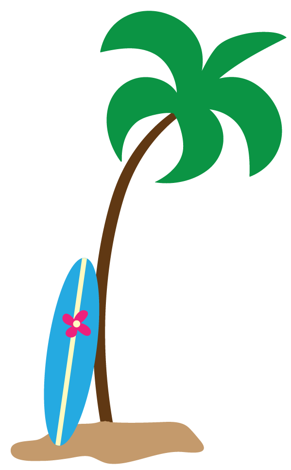 Hawaiian palm tree clip art free clipart images