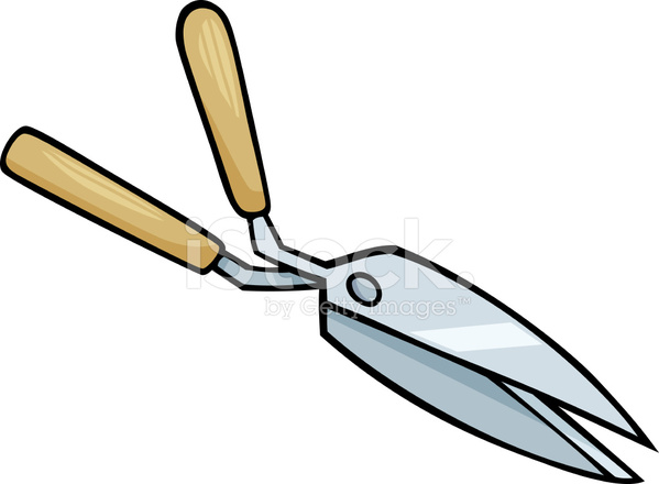 Hedge scissors clip art cartoon illustration stock photos