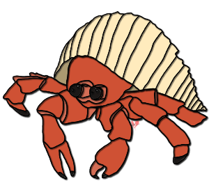 Hermit crab clipart free clipart images
