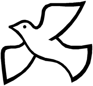 Holy spirit dove clipart black and white free. 