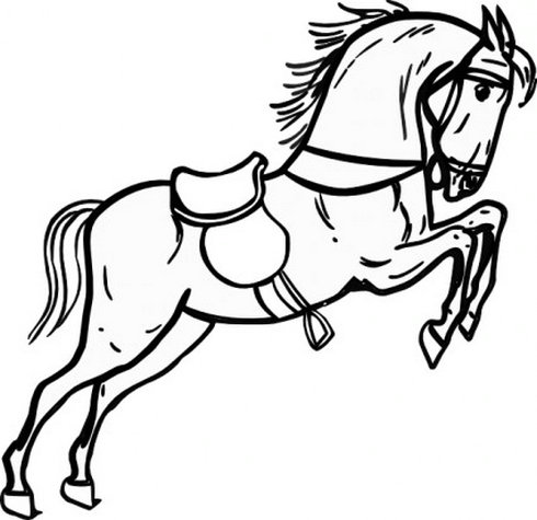 Horse clip art free vector free