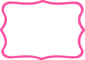 Hot pink border clipart