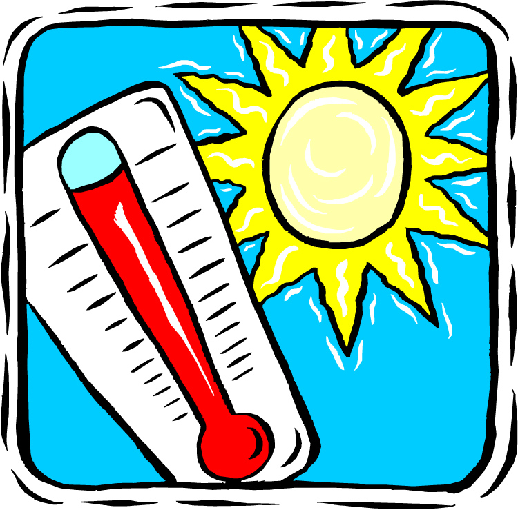 Hot thermometer clip art free clipart images