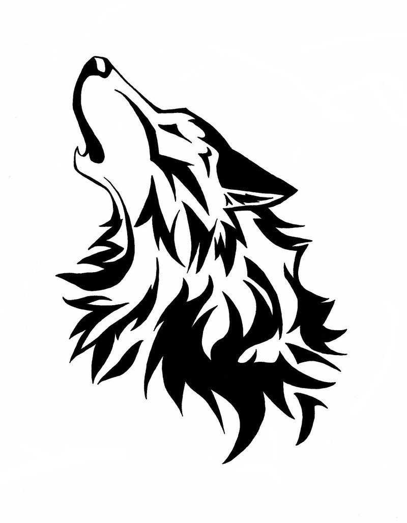 Howling wolf clip art on dayasriogd top
