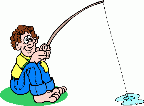 Kids fishing clipart free clipart images