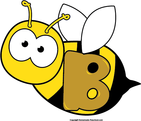 Letter bee clipart clipartwiz 2