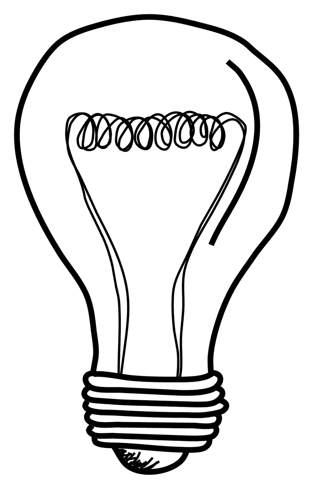 Light bulb clip art lightbulb acoloring