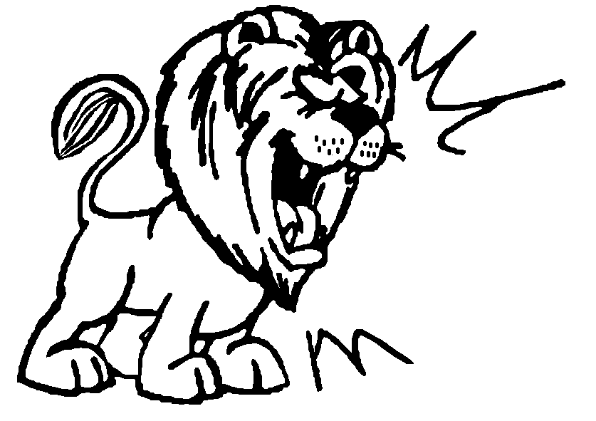 Lion black and white clipart dromgbm top