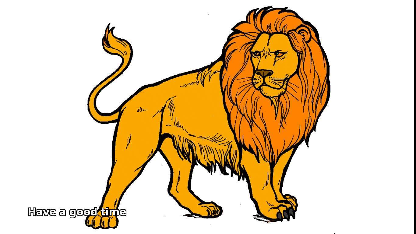 Lion clip art 2