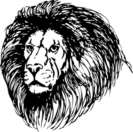Lion clip art free vector in open office drawing svg svg 5