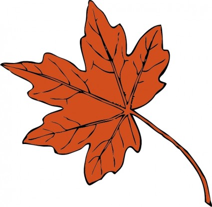 Maple leaf clip art free vector in open office drawing svg svg