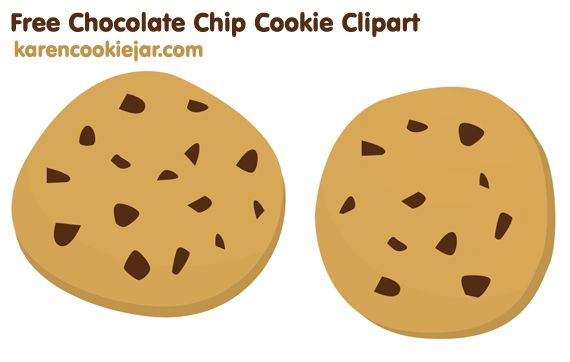 Milk and cookie time clip art set clip art chocolate chip