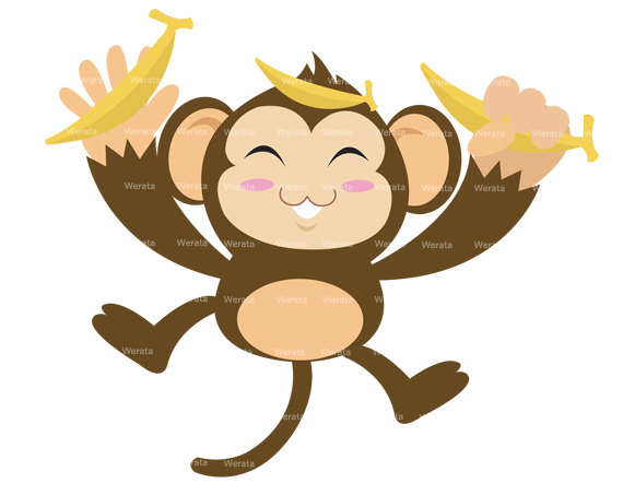 Monkey clipart 6