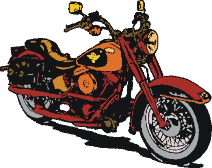 Motorcycle clip art 4