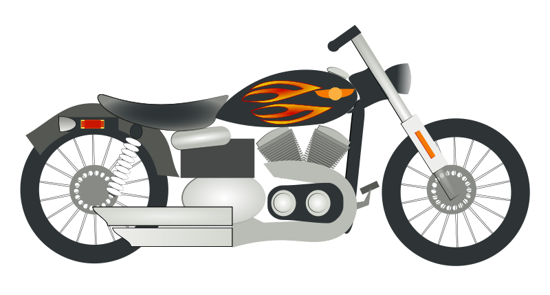 Motorcycle free to use clip art 3