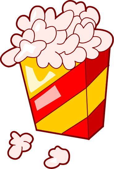 Movie popcorn clipart no background free clipart