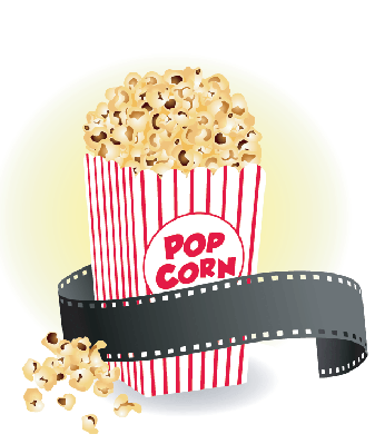 Movie with popcorn clipart the arts image pbs learningmedia