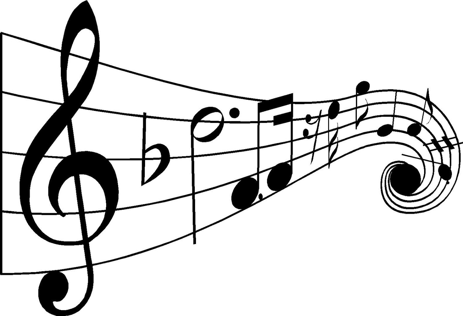Music note notes clip art pandacute