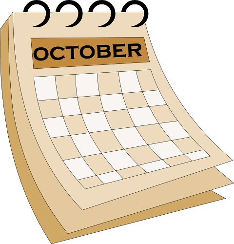 October free clip art of month signs clipartwiz