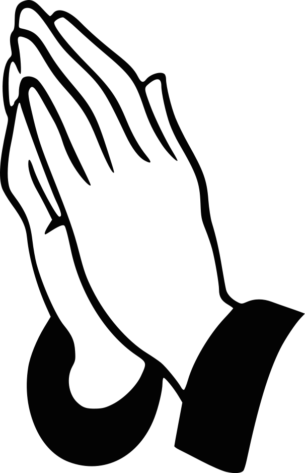 Open praying hands clipart free clipart images