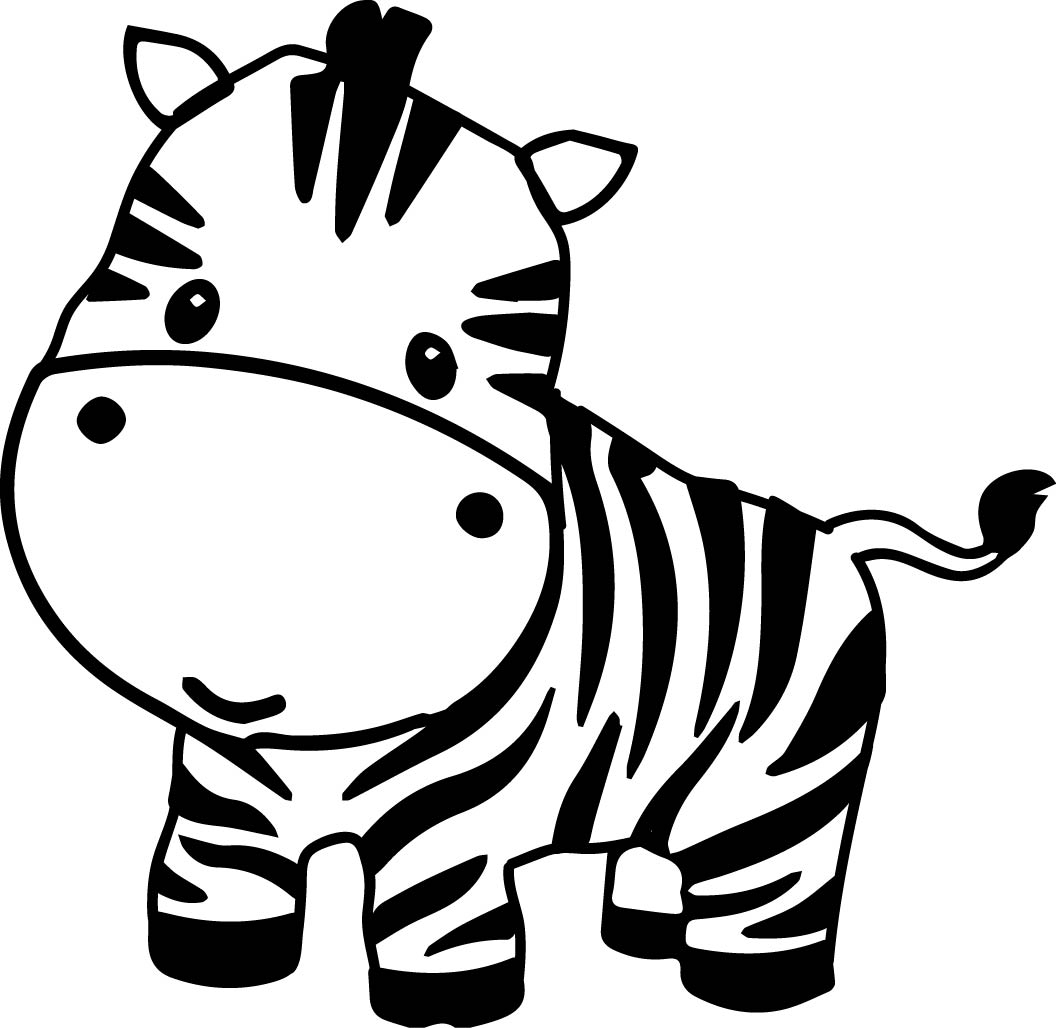 Pages clip art zebra cute cartoon animal images clipart free clip -  Clipartix