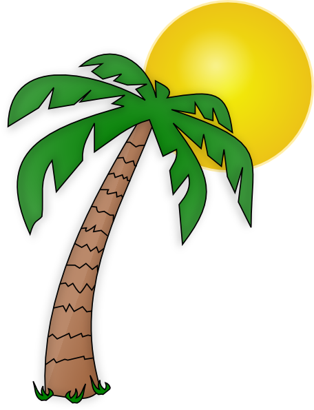 Palm tree clip art printable free clipart images 3