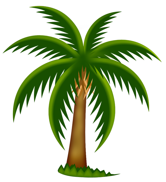 Palm tree clipart free clipart images