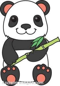 Panda bamboo clipart free clipart images