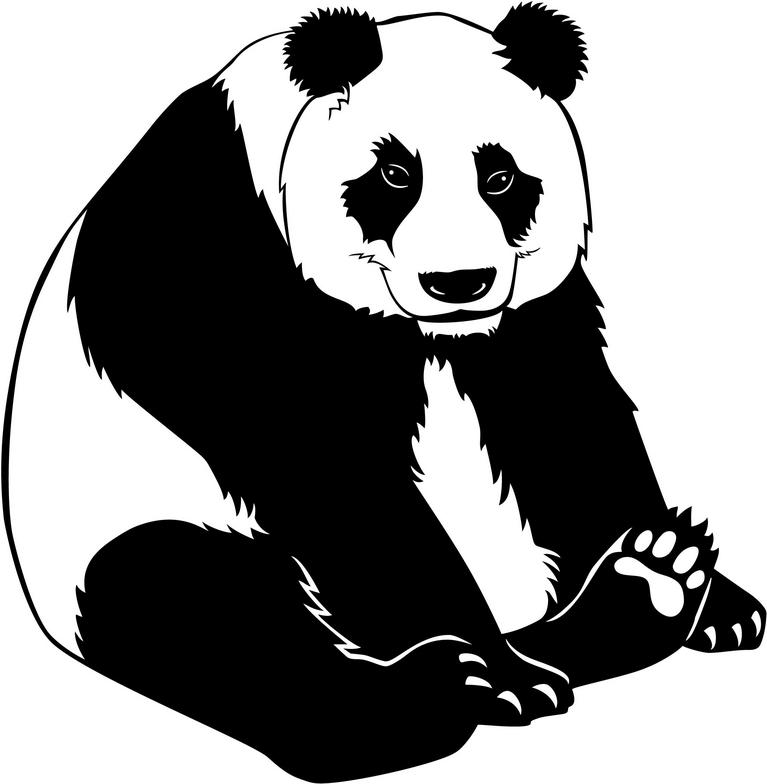 Panda head clipart free clipart images 4