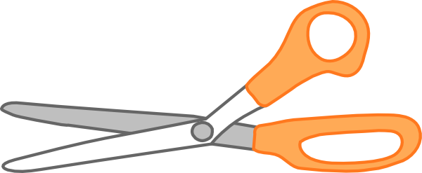 Pic free clip art scissors cutting 2