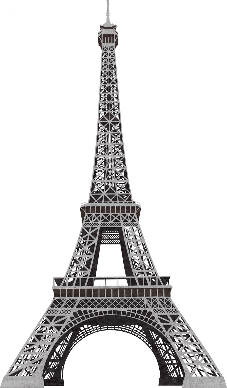 Pictures eiffel tower black and white clipart clipartcow