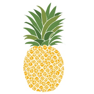 Pineapple clip art 2
