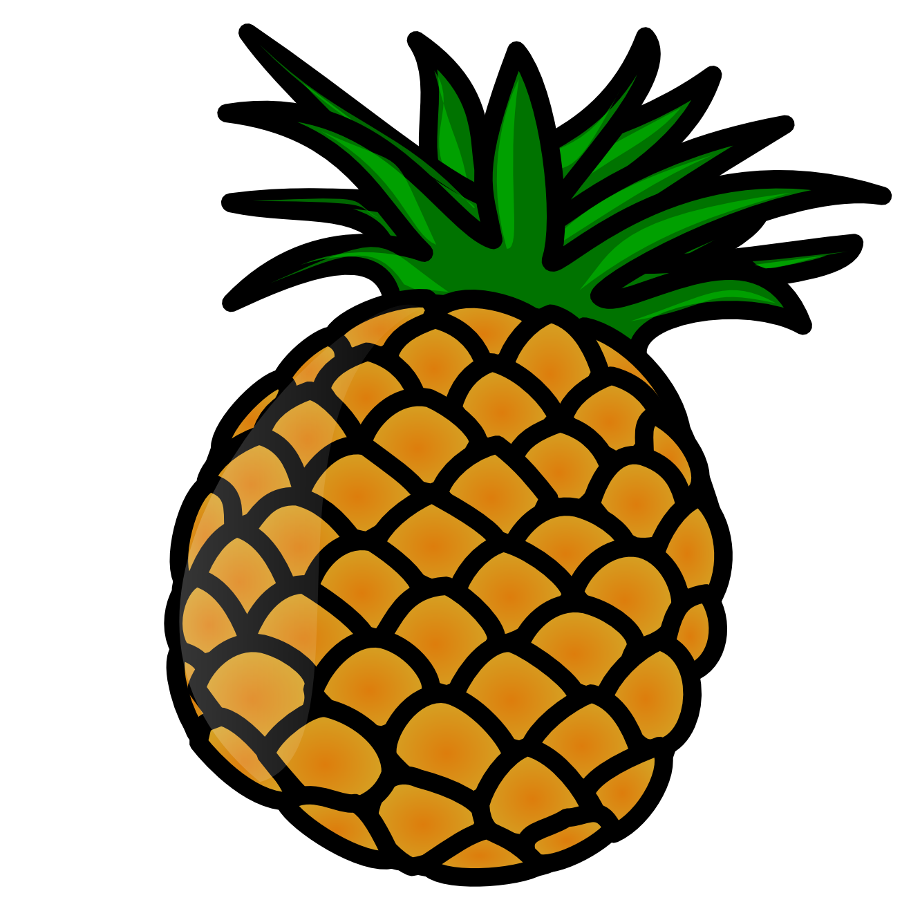 Pineapple clip art free free clipart images 2 clipartwiz