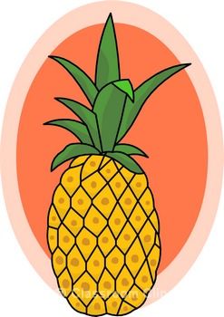 Pineapple clip art free free clipart images clipartwiz