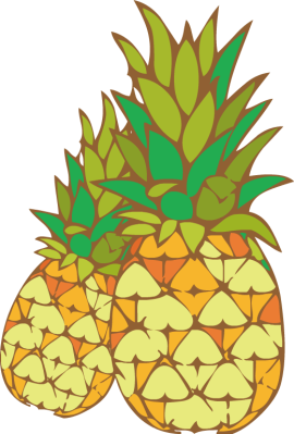 Pineapple fruits clip art 2 clipartwiz